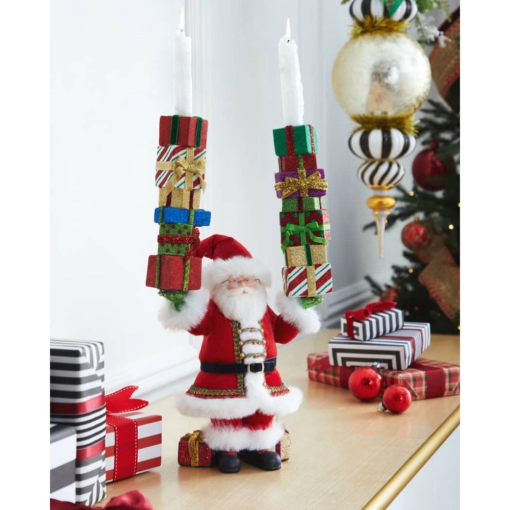Katherine’s Collection | Santa candle holder